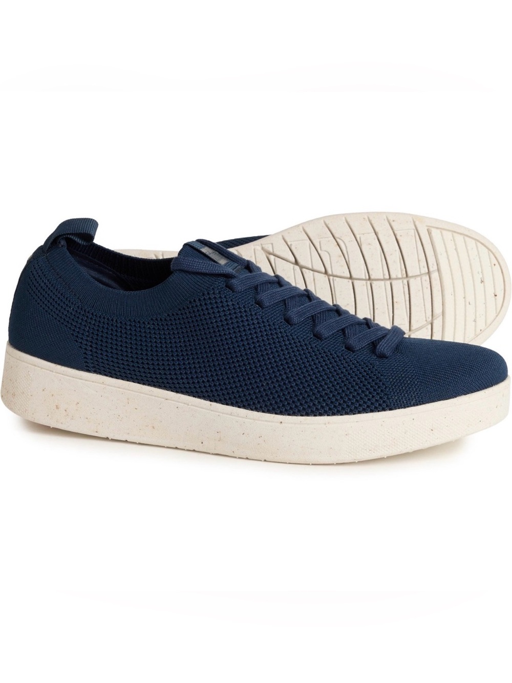 Fitflop Rally E01 multi knit blue training sneakers. Lace up. Size 8. NWT.